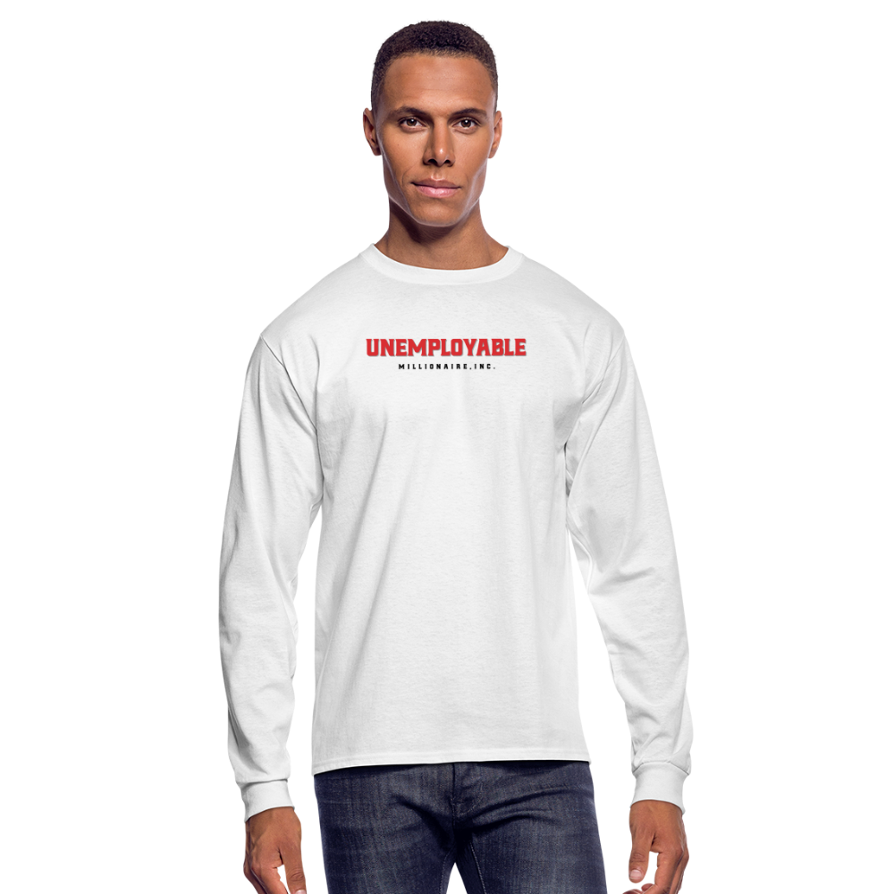 Men's Long Sleeve T-Shirt - Unemployable Millionaire